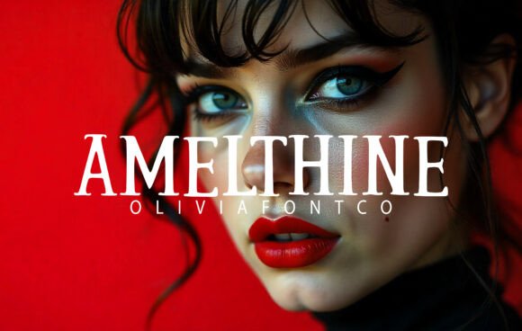 Amelthine: A Serif Font for Modern Branding