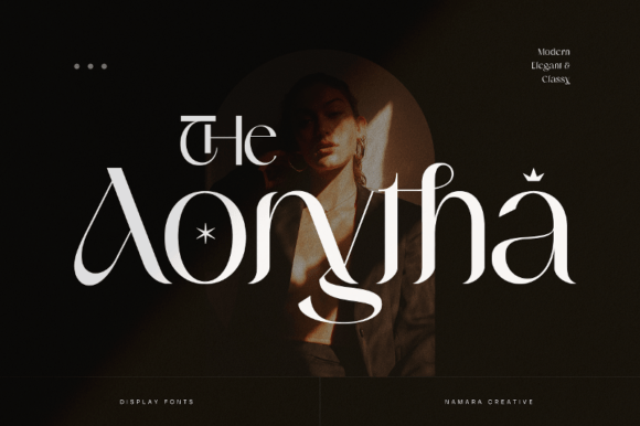 Aorytha: A Modern Serif Font for Campaign Creativity