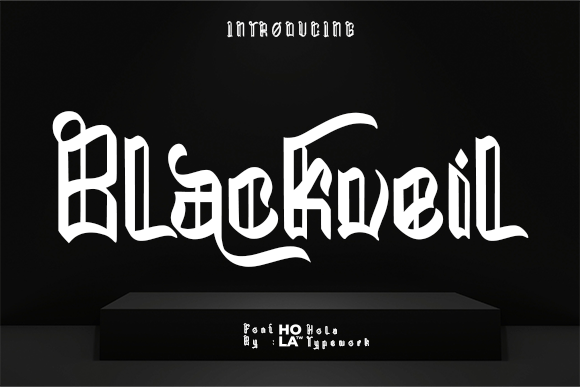 Blackveil: The Font That Speaks Volumes in Design