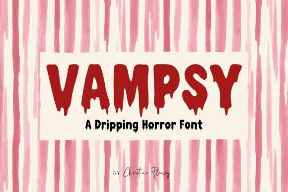 Cf Vampsy: A Bold Display Font for Editorial Design