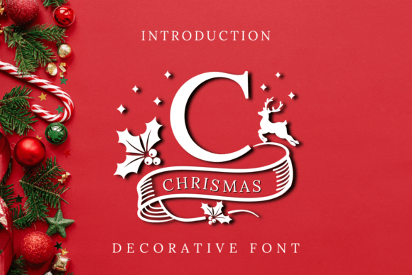 Christmas Joy Monogram: A Festive Font for Branding