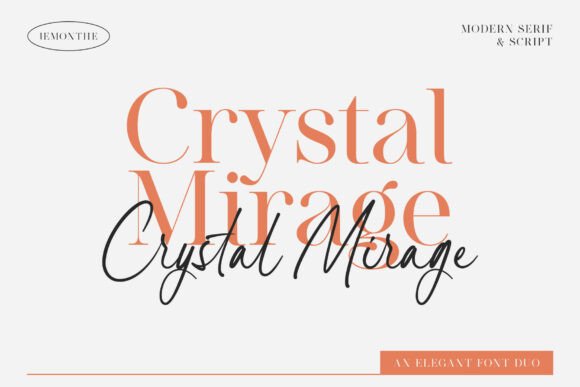 Crystal Mirage: A Font That Elevates Handmade Creations