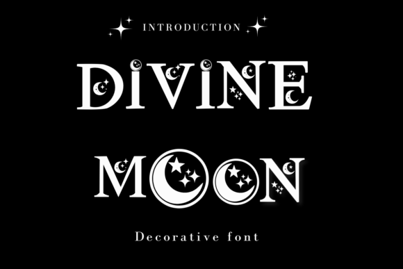 Divine Moon — A Celestial Font for Editorial Design