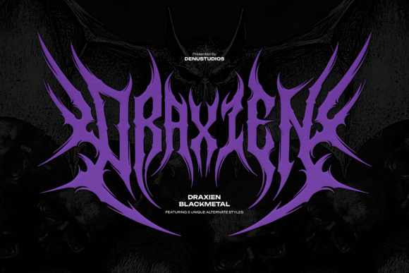 Draxien: A Fierce Blackletter Font for Bold Branding