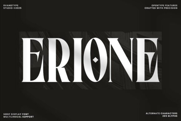 Erione: A Serif Font That Elevates Editorial Design