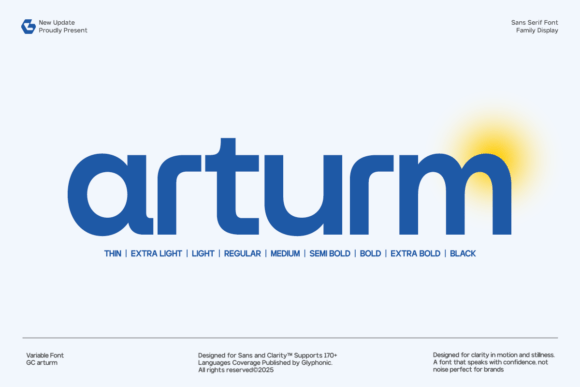 Gc Arturm: A Modern Variable Sans for Web Design