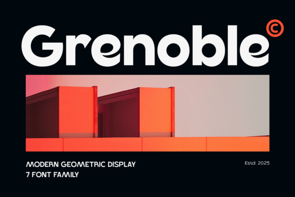 Grenoble Font for Modern Campaign Design