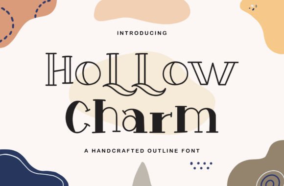 Hollow Charm Font for Handmade Creations