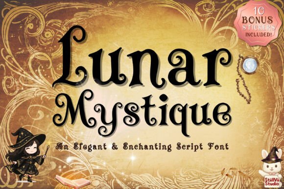 Lunar Mystique Font for Branding Magic