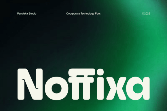 Noffixa: A Modern Sans Serif Font for Digital Branding
