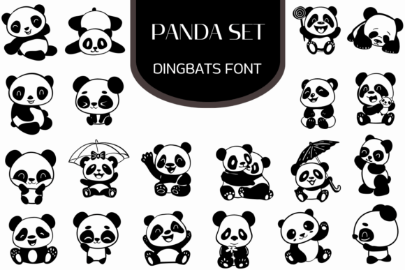 Panda Set: A Cute Font for Business Branding