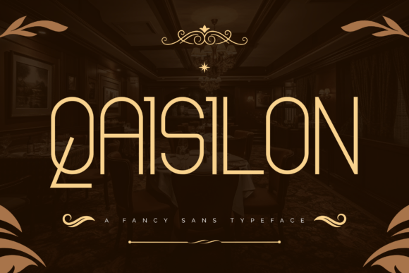 Qaisilon: A Luxurious Sans Serif Font for Modern Branding