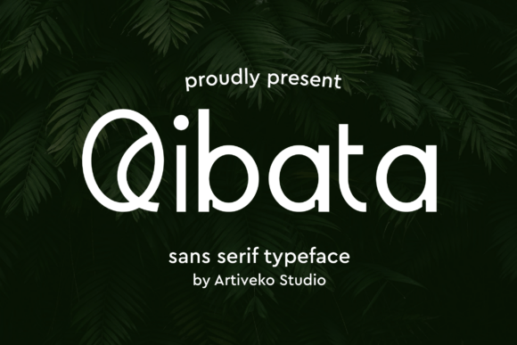 Qibata: A Modern Sans Serif Font for Branding and Design