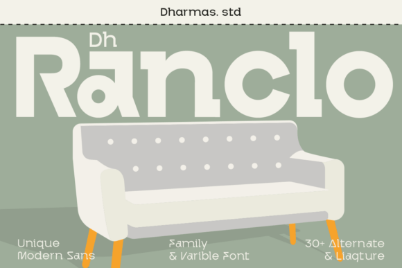 Ranclo: A Modern Font for Polished Branding