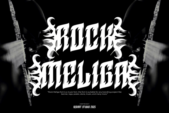Rock Meliga: A Bold Blackletter Font for Impactful Marketing