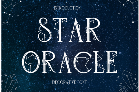 Star Oracle: A Decorative Font for Bold Visual Statements