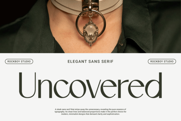 Uncovered: A Modern Sans Serif Font for Branding