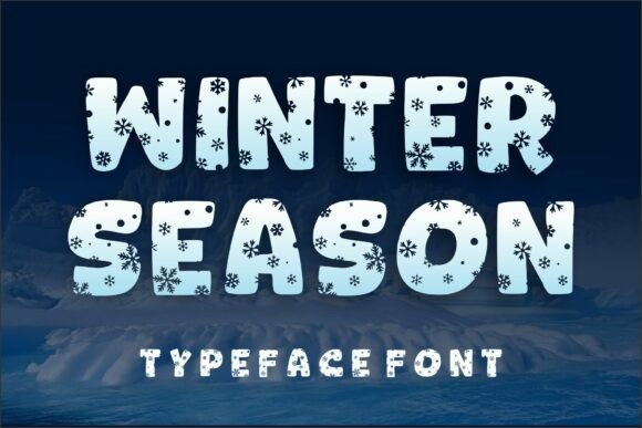 Winterseason Regular: A Festive Font for Creative Branding