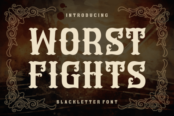 Worst Fights Font Review for Editorial Design