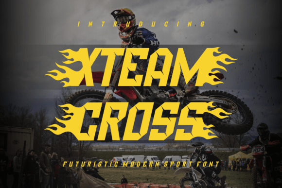 XTeam Cross: A Bold Font for High-Energy Branding